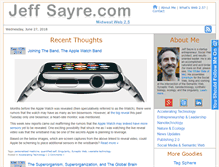 Tablet Screenshot of jeffsayre.com